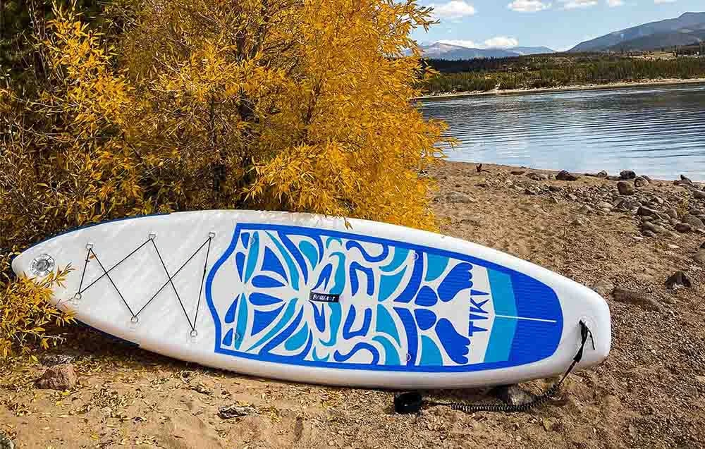 FunWater SUP paddleboard SUPFW05B Tiki 3,2m (mėlynas-baltas) aprašymas - Prekės nuotrauka