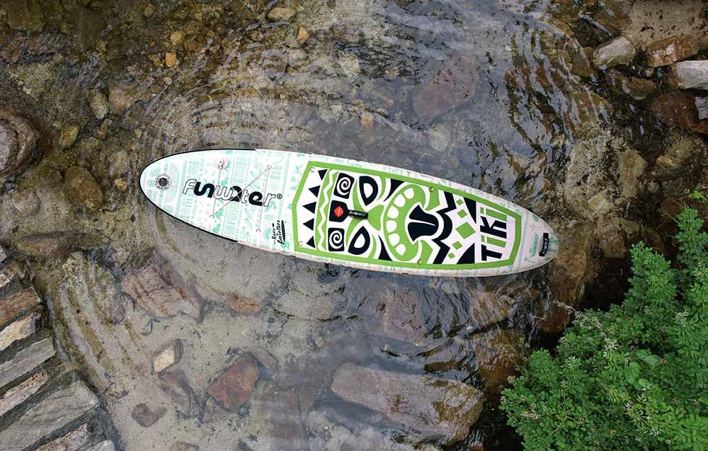 FunWater SUP paddleboard SUPFW05D Tiki 3,2m (žalias) aprašymas - Prekės nuotrauka