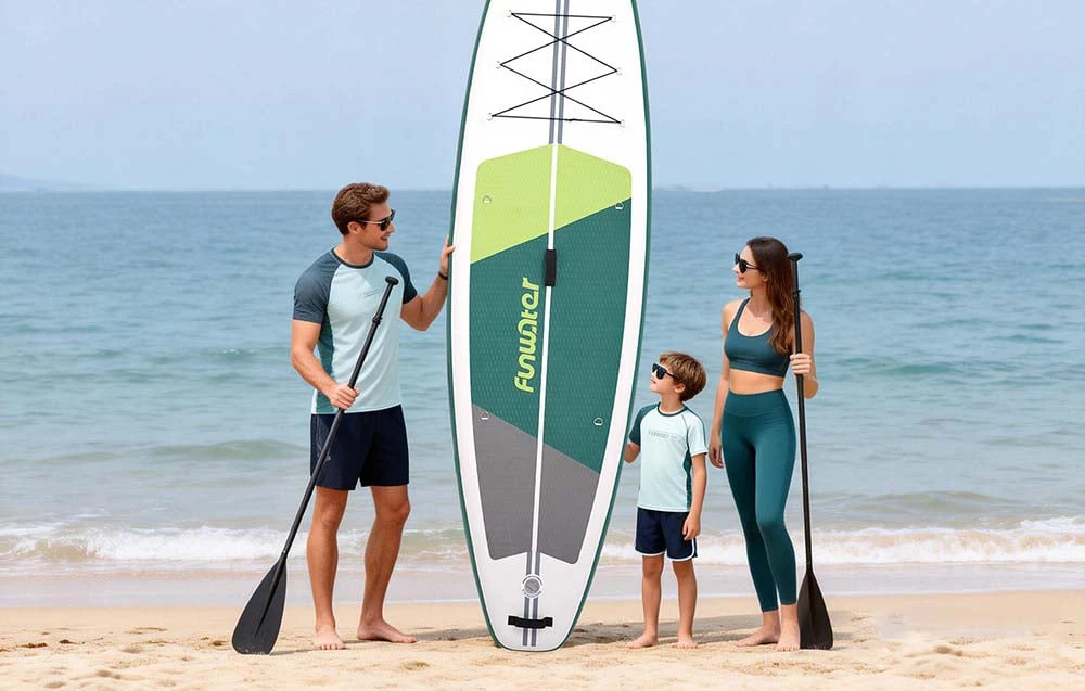 FunWater SUP irklentė SUPFW69A (žalia-balta) aprašymas - Prekės nuotrauka