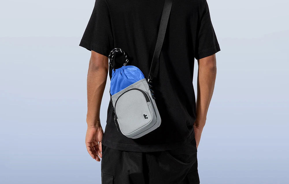 TOMTOC GameOn-G50 Switch 2 JoyCarry Sling Bag (pilka) aprašymas - Prekės nuotrauka