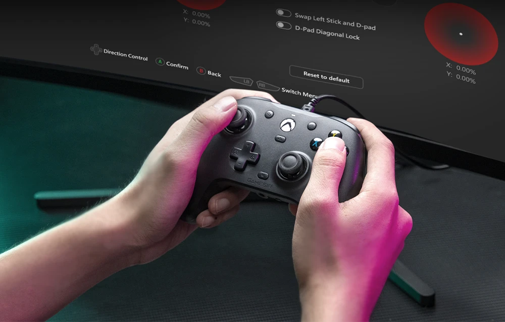 Laidinis žaidimų valdiklis GameSir G7 HE (juodas) aprašymas - Prekės nuotrauka Laidinis žaidimų valdiklis GameSir G7 HE (juodas) aprašymas - Prekės nuotrauka