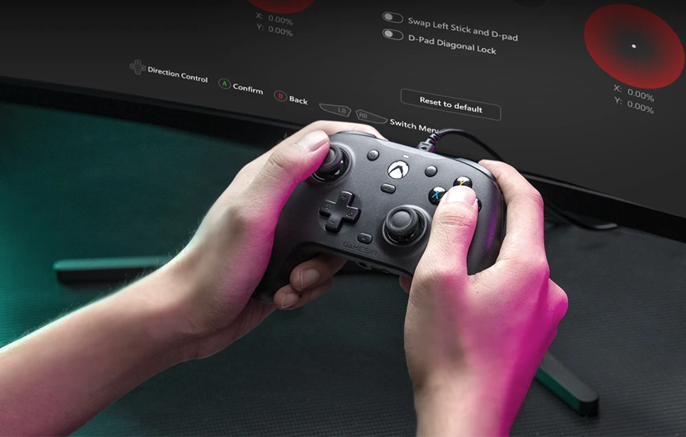 Laidinis žaidimų valdiklis GameSir G7 HE (baltas) aprašymas - Prekės nuotrauka Laidinis žaidimų valdiklis GameSir G7 HE (baltas) aprašymas - Prekės nuotrauka