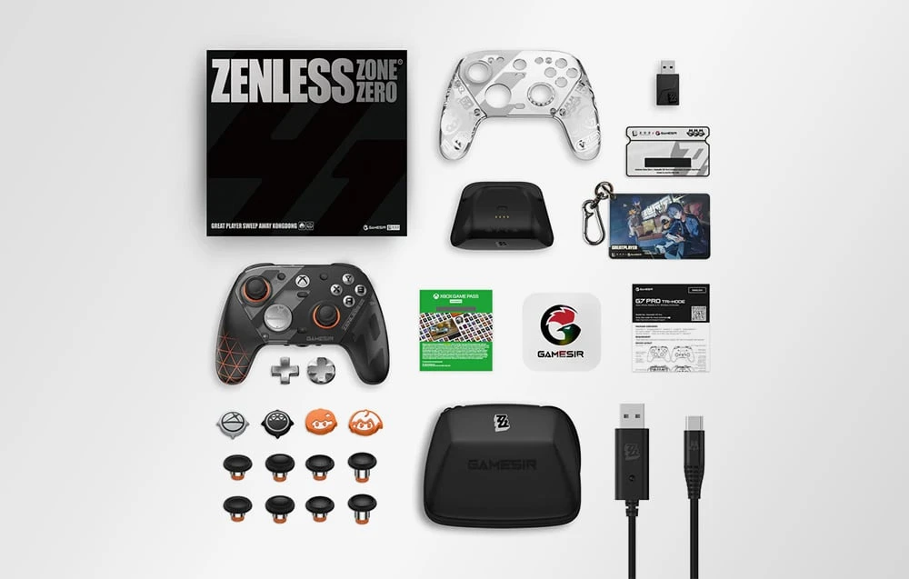 GameSir G7 Pro Zenless Zone Zero Edition valdiklis (pilkas) aprašymas - Prekės nuotrauka