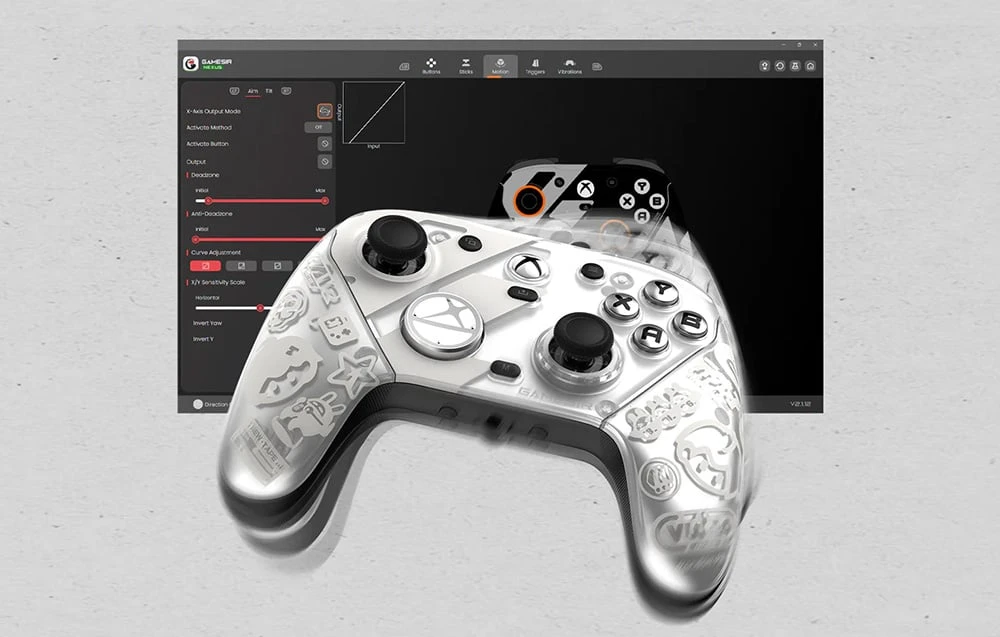 GameSir G7 Pro Zenless Zone Zero Edition valdiklis (pilkas) aprašymas - Prekės nuotrauka