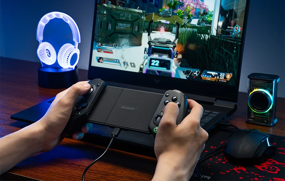 Gamesir Žaidimų valdiklis G8+ Bluetooh su išmaniojo telefono laikikliu aprašymas - Prekės nuotrauka Gamesir Žaidimų valdiklis G8+ Bluetooh su išmaniojo telefono laikikliu aprašymas - Prekės nuotrauka