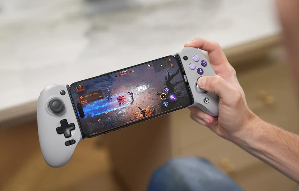 „GameSir G8 Galileo“ USB-C mobiliojo telefono valdiklis su telefono laikikliu (pilkas) (N) aprašymas - Prekės nuotrauka „GameSir G8 Galileo“ USB-C mobiliojo telefono valdiklis su telefono laikikliu (pilkas) (N) aprašymas - Prekės nuotrauka