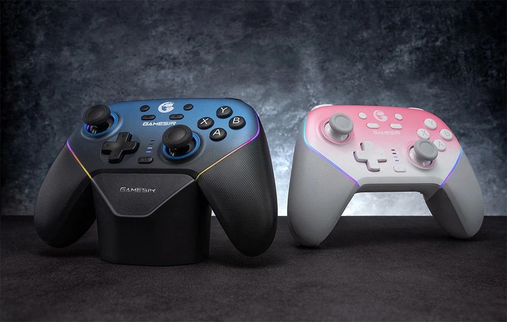 GameSir SuperNova T4n Pro belaidis žaidimų valdiklis rožinės spalvos aprašymas - Prekės nuotrauka GameSir SuperNova T4n Pro belaidis žaidimų valdiklis rožinės spalvos aprašymas - Prekės nuotrauka