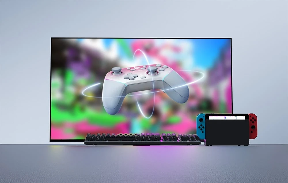 GameSir SuperNova T4n Pro belaidis žaidimų valdiklis rožinės spalvos aprašymas - Prekės nuotrauka GameSir SuperNova T4n Pro belaidis žaidimų valdiklis rožinės spalvos aprašymas - Prekės nuotrauka