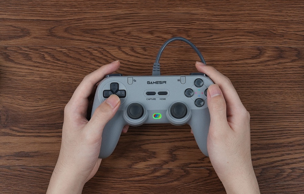 GameSir T3 GY Tegenaria Lite laidinis žaidimų valdiklis pilkos spalvos aprašymas - Prekės nuotrauka GameSir T3 GY Tegenaria Lite laidinis žaidimų valdiklis pilkos spalvos aprašymas - Prekės nuotrauka