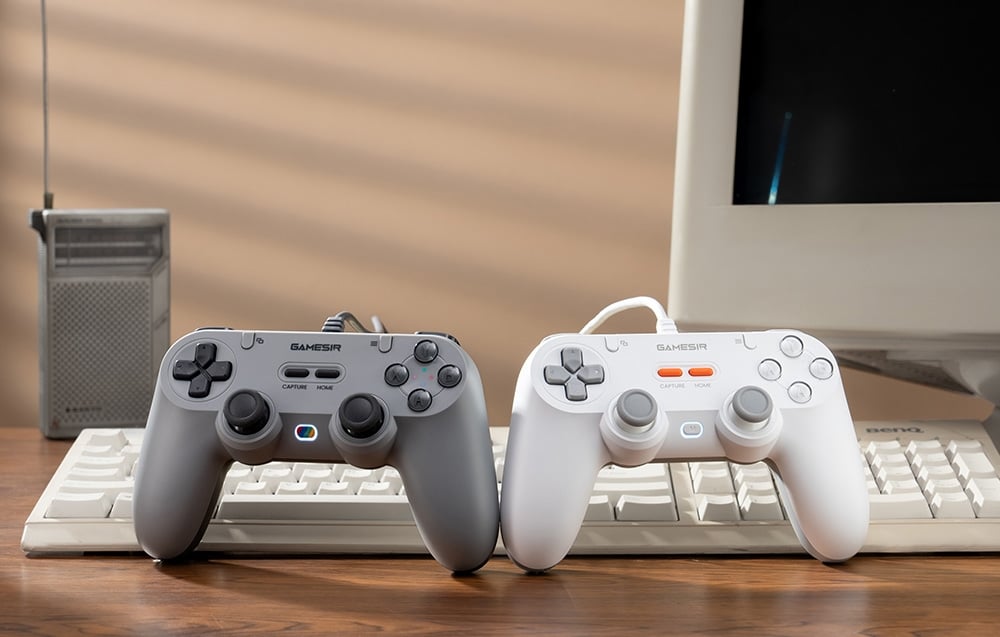 GameSir T3 GY Tegenaria Lite laidinis žaidimų valdiklis pilkos spalvos aprašymas - Prekės nuotrauka GameSir T3 GY Tegenaria Lite laidinis žaidimų valdiklis pilkos spalvos aprašymas - Prekės nuotrauka