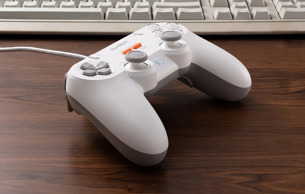 GameSir T3 WT Tegenaria Lite laidinis žaidimų valdiklis baltos spalvos aprašymas - Prekės nuotrauka GameSir T3 WT Tegenaria Lite laidinis žaidimų valdiklis baltos spalvos aprašymas - Prekės nuotrauka
