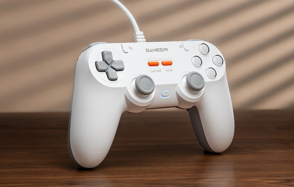 GameSir T3 WT Tegenaria Lite laidinis žaidimų valdiklis baltos spalvos aprašymas - Prekės nuotrauka GameSir T3 WT Tegenaria Lite laidinis žaidimų valdiklis baltos spalvos aprašymas - Prekės nuotrauka
