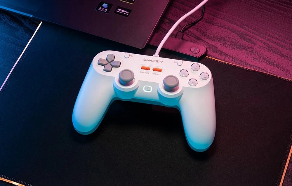 GameSir T3 WT Tegenaria Lite laidinis žaidimų valdiklis baltos spalvos aprašymas - Prekės nuotrauka GameSir T3 WT Tegenaria Lite laidinis žaidimų valdiklis baltos spalvos aprašymas - Prekės nuotrauka