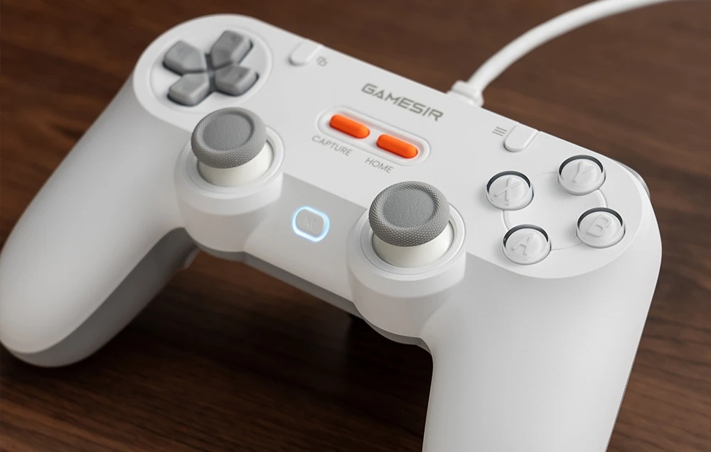 GameSir T3 WT Tegenaria Lite laidinis žaidimų valdiklis baltos spalvos aprašymas - Prekės nuotrauka GameSir T3 WT Tegenaria Lite laidinis žaidimų valdiklis baltos spalvos aprašymas - Prekės nuotrauka