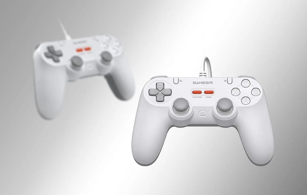 GameSir T3 WT Tegenaria Lite laidinis žaidimų valdiklis baltos spalvos aprašymas - Prekės nuotrauka GameSir T3 WT Tegenaria Lite laidinis žaidimų valdiklis baltos spalvos aprašymas - Prekės nuotrauka