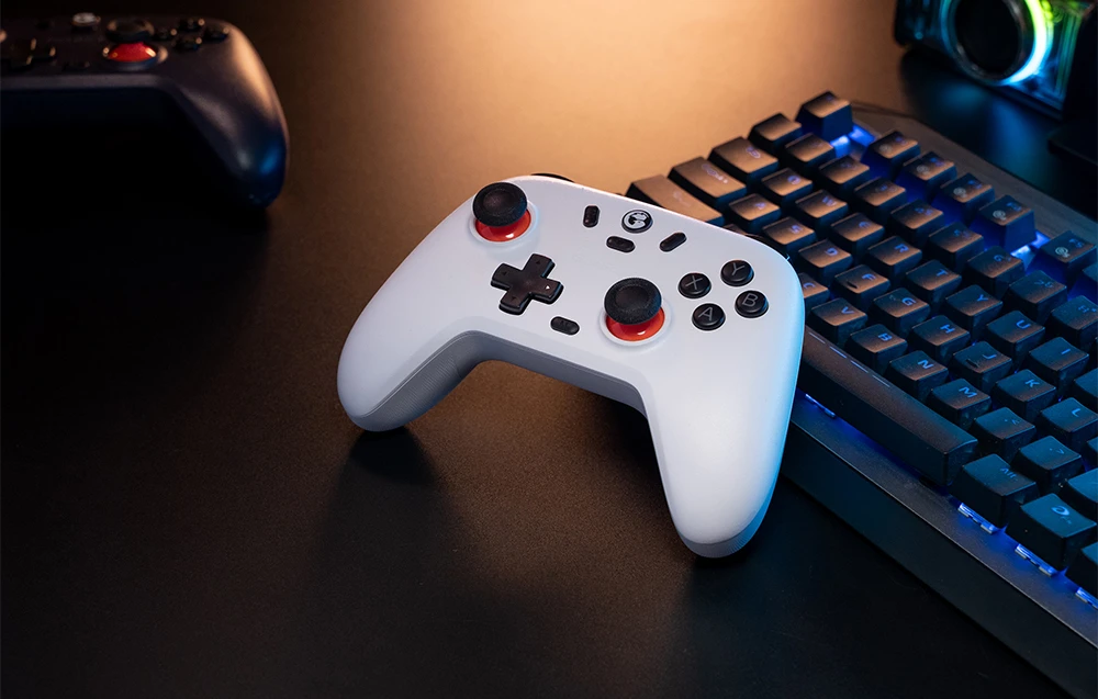Belaidis žaidimų valdiklis GameSir-T4n Lite (baltas) aprašymas - Prekės nuotrauka Belaidis žaidimų valdiklis GameSir-T4n Lite (baltas) aprašymas - Prekės nuotrauka