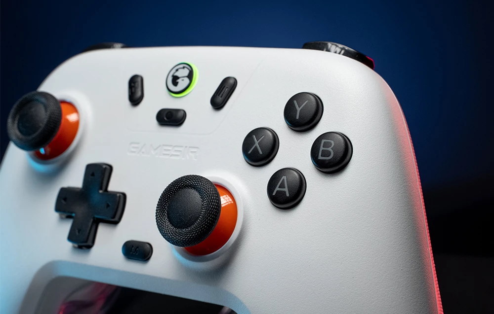 Belaidis žaidimų valdiklis GameSir-T4n Lite (baltas) aprašymas - Prekės nuotrauka Belaidis žaidimų valdiklis GameSir-T4n Lite (baltas) aprašymas - Prekės nuotrauka