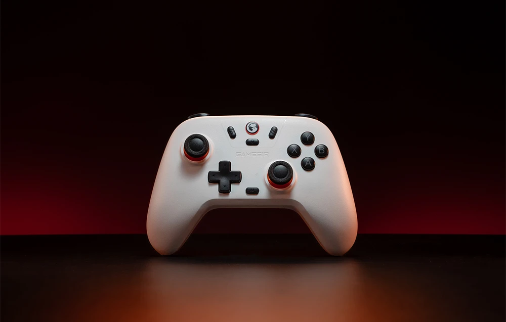 Belaidis žaidimų valdiklis GameSir-T4n Lite (baltas) aprašymas - Prekės nuotrauka Belaidis žaidimų valdiklis GameSir-T4n Lite (baltas) aprašymas - Prekės nuotrauka