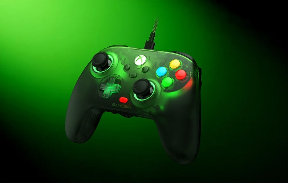 „GameSir T7 Pro“ daugiaplatformė žaidimų pultelis – „Retro Žalias“ (Hall efekto trigeriai), licencijuotas „XBOX“ aprašymas - Prekės nuotrauka