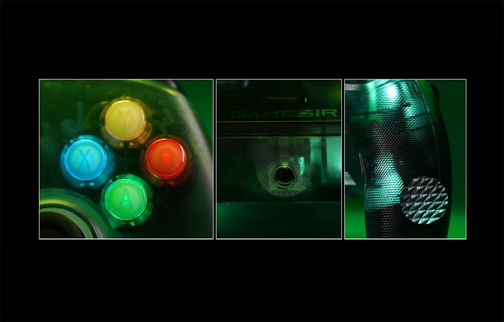 „GameSir T7 Pro“ daugiaplatformė žaidimų pultelis – „Retro Žalias“ (Hall efekto trigeriai), licencijuotas „XBOX“ aprašymas - Prekės nuotrauka