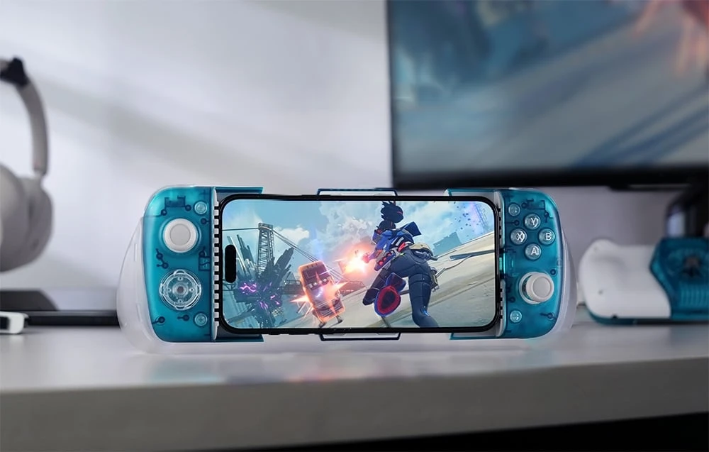 „GameSir X3 Pro“ USB-C mobiliojo telefono valdiklis su telefono laikikliu aprašymas - Prekės nuotrauka „GameSir X3 Pro“ USB-C mobiliojo telefono valdiklis su telefono laikikliu aprašymas - Prekės nuotrauka