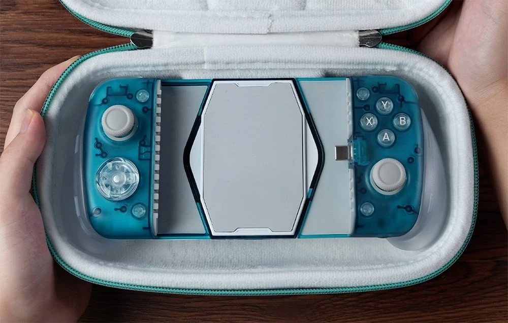 „GameSir X3 Pro“ USB-C mobiliojo telefono valdiklis su telefono laikikliu aprašymas - Prekės nuotrauka „GameSir X3 Pro“ USB-C mobiliojo telefono valdiklis su telefono laikikliu aprašymas - Prekės nuotrauka