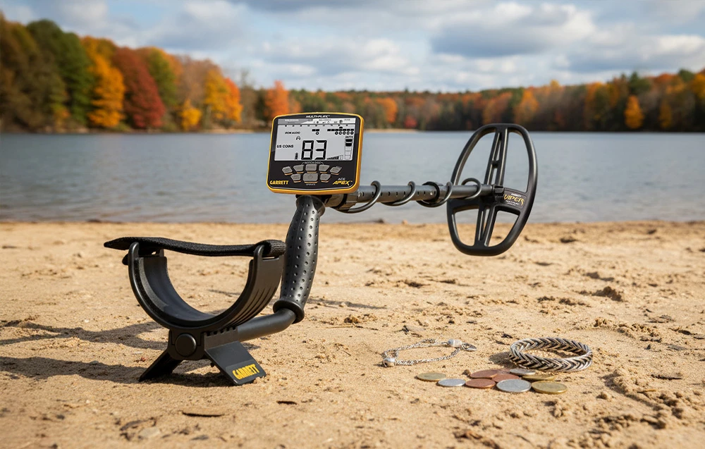 Garrett ACE Apex metal detector aprašymas - Prekės nuotrauka Garrett ACE Apex metal detector aprašymas - Prekės nuotrauka