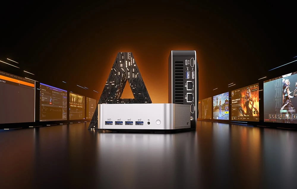 GEEKOM A9MAX Mini PC AMD AI 9 HX 370 32GB 1TB + Win 11 Pro aprašymas - Prekės nuotrauka GEEKOM A9MAX Mini PC AMD AI 9 HX 370 32GB 1TB + Win 11 Pro aprašymas - Prekės nuotrauka