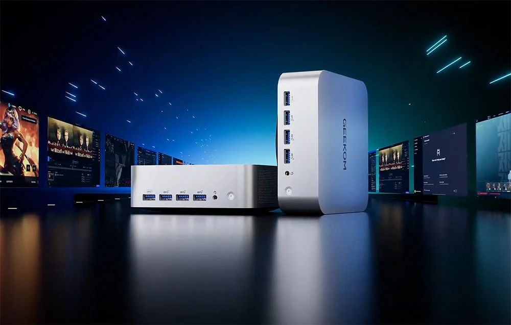 GEEKOM A9MAX Mini PC AMD AI 9 HX 370 32GB 1TB + Win 11 Pro aprašymas - Prekės nuotrauka GEEKOM A9MAX Mini PC AMD AI 9 HX 370 32GB 1TB + Win 11 Pro aprašymas - Prekės nuotrauka