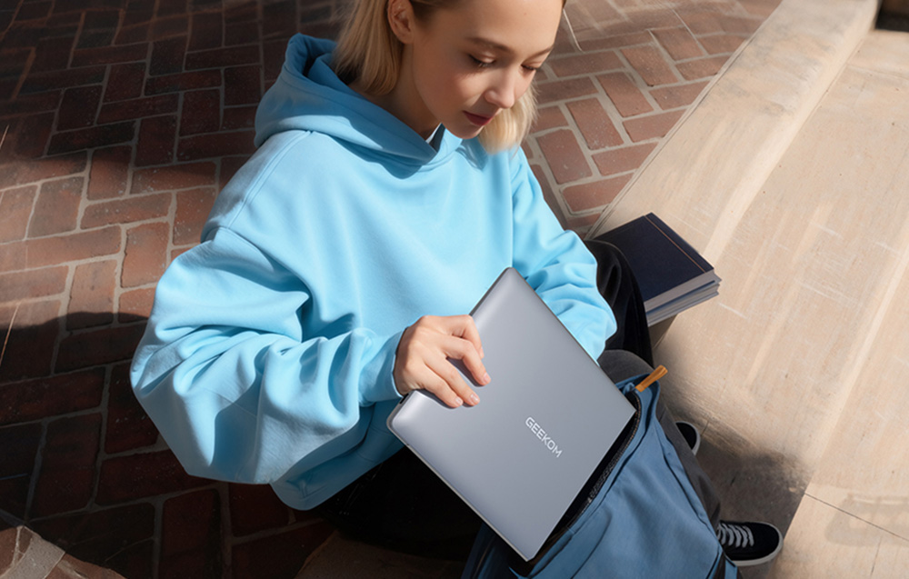 Nešiojamas kompiuteris - GEEKOM GeekBook X14 Pro | Ultra 5-125U | 16 GB | 500 GB | 14 colių | Wi‑Fi 6E | Win11 Pro | titaninė pilka aprašymas - Prekės nuotrauka