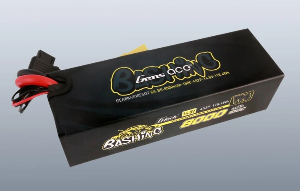 Gens ace 8000mAh 14.8V 100C 4S2P Lipo akumuliatorių paketas aprašymas - Prekės nuotrauka Gens ace 8000mAh 14.8V 100C 4S2P Lipo akumuliatorių paketas aprašymas - Prekės nuotrauka