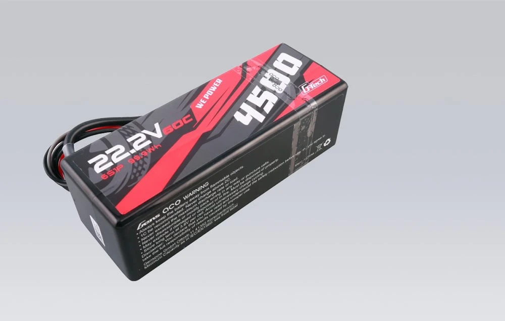 Gens ace G-Tech 4500mAh 6S1P 22.2V 60C HardCase RC car Lipo Baterija 14# aprašymas - Prekės nuotrauka