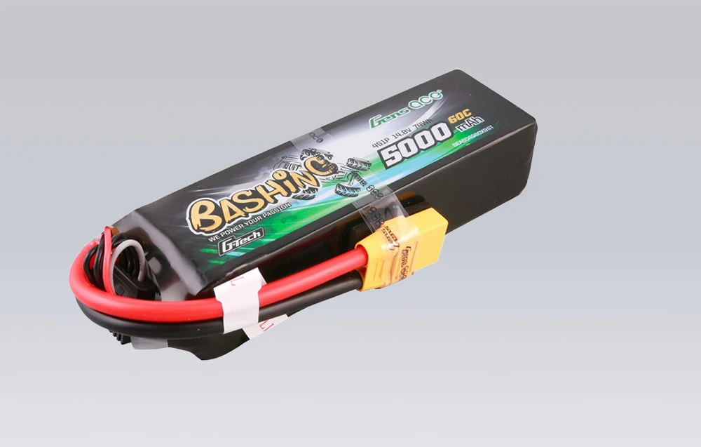 Gens ace G-Tech 5000 mAh 14.8 V 4S1P 60C Lipo baterijų paketas su XT90 Plug-Bashing serija aprašymas - Prekės nuotrauka Gens ace G-Tech 5000 mAh 14.8 V 4S1P 60C Lipo baterijų paketas su XT90 Plug-Bashing serija aprašymas - Prekės nuotrauka