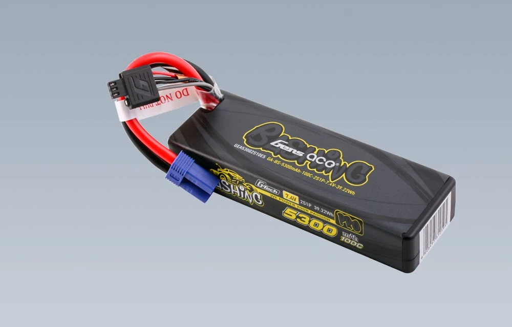 Gens ace G-Tech 5300mAh 7.4V 100C 2S1P Lipo su EC5 aprašymas - Prekės nuotrauka Gens ace G-Tech 5300mAh 7.4V 100C 2S1P Lipo su EC5 aprašymas - Prekės nuotrauka