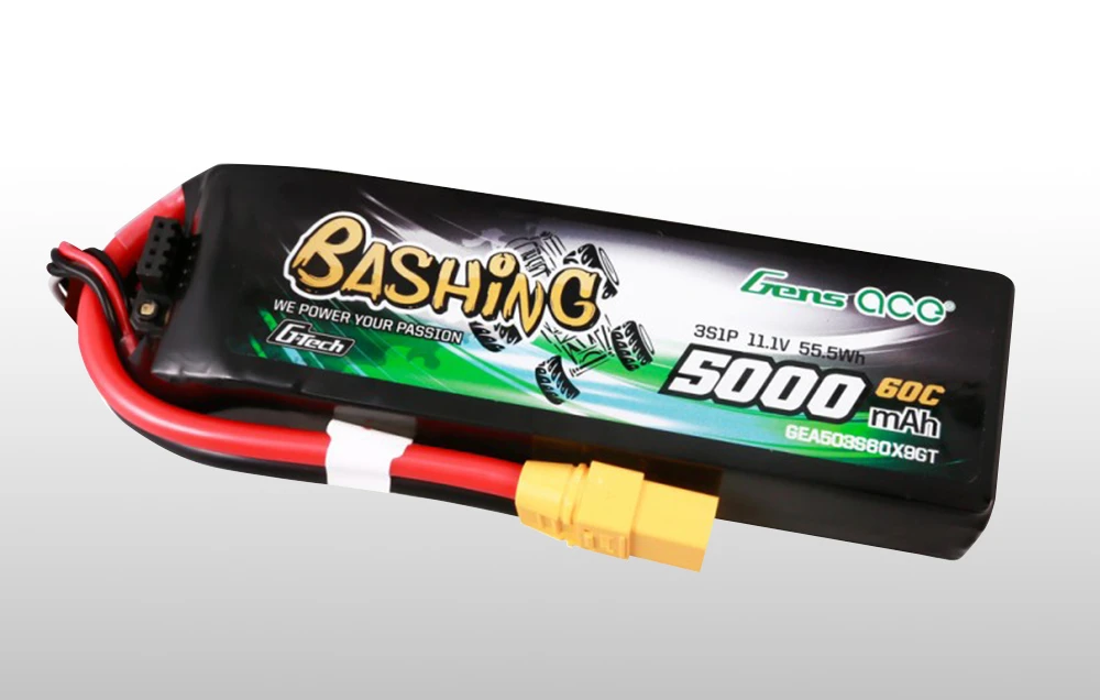 Gens Ace GensAce 5kmAh 11.1V 60C 3S1P baterija su XT90 jungtimi aprašymas - Prekės nuotrauka Gens Ace GensAce 5kmAh 11.1V 60C 3S1P baterija su XT90 jungtimi aprašymas - Prekės nuotrauka