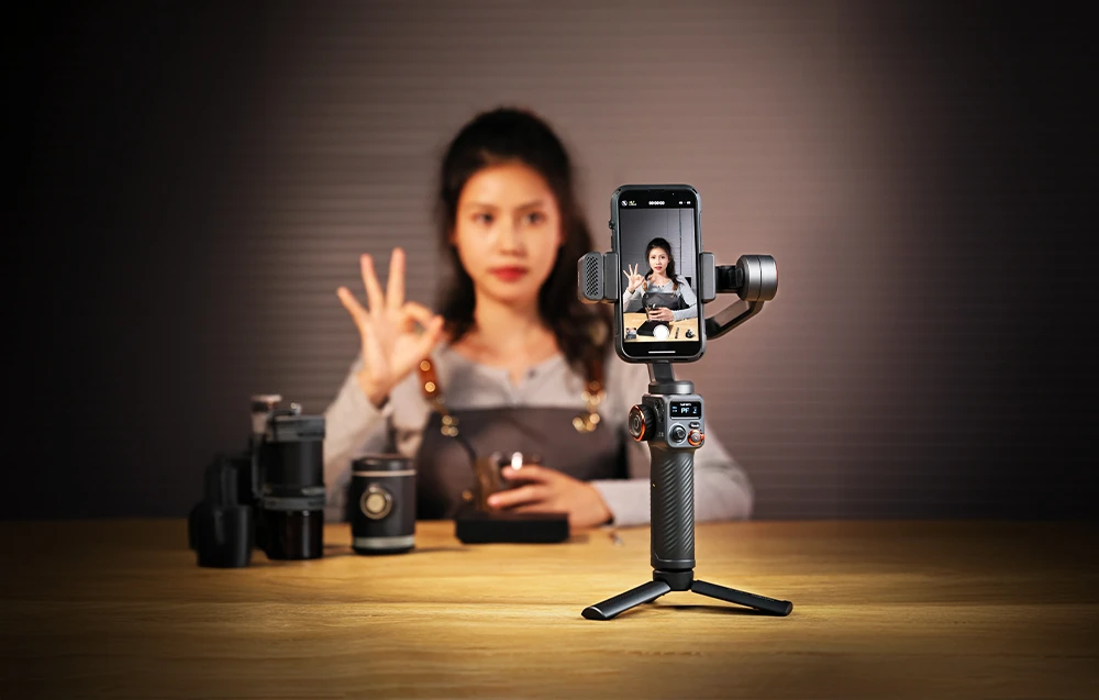 Gimbal Hohem iSteady M6 aprašymas - Prekės nuotrauka Gimbal Hohem iSteady M6 aprašymas - Prekės nuotrauka