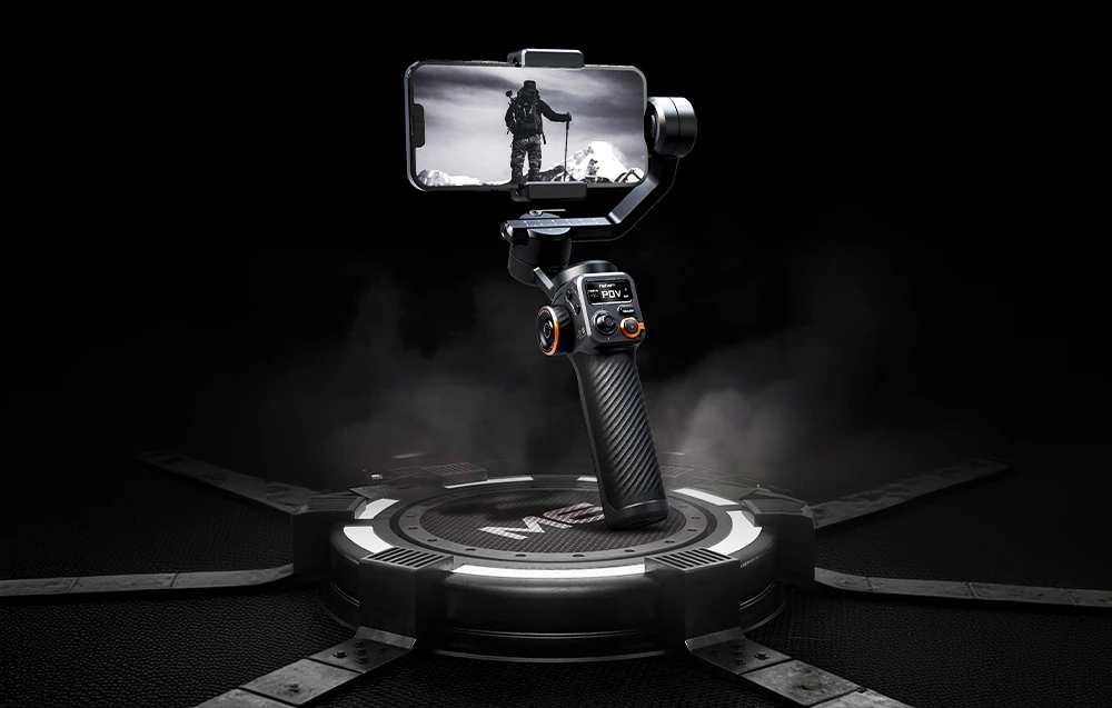 Gimbal Hohem iSteady M6 aprašymas - Prekės nuotrauka Gimbal Hohem iSteady M6 aprašymas - Prekės nuotrauka