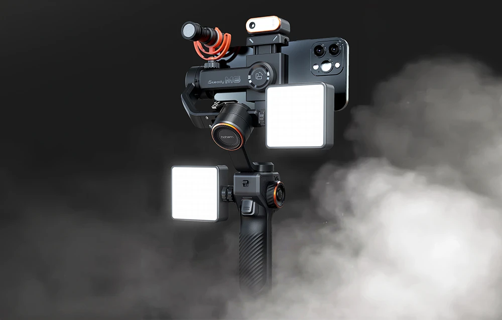 Gimbal Hohem iSteady M6 rinkinys aprašymas - Prekės nuotrauka Gimbal Hohem iSteady M6 rinkinys aprašymas - Prekės nuotrauka