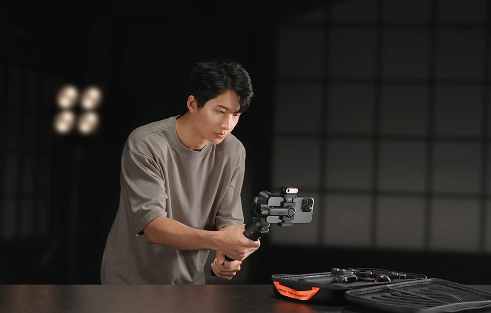 Gimbal Hohem iSteady M7 aprašymas - Prekės nuotrauka Gimbal Hohem iSteady M7 aprašymas - Prekės nuotrauka