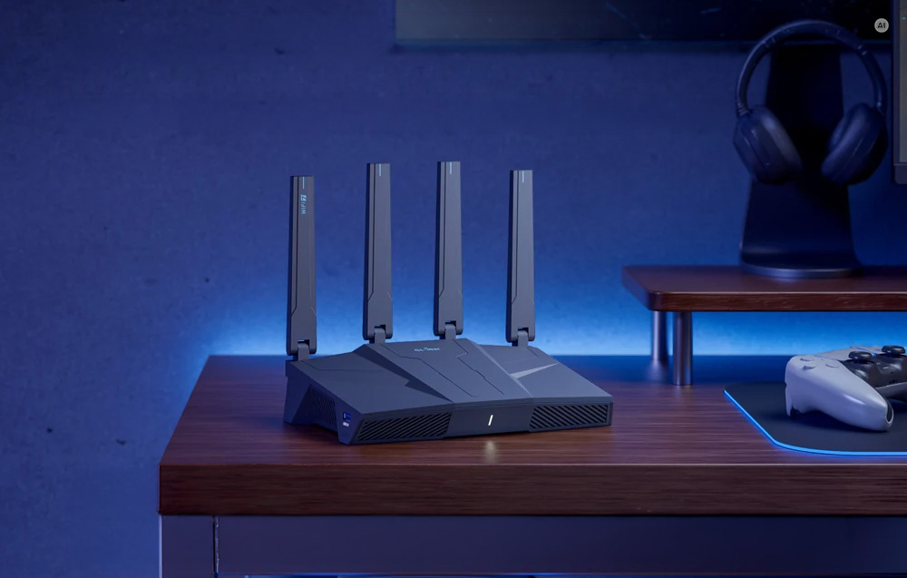 Belaidis maršrutizatorius - GL.iNet GL-BE6500 Wi‑Fi 7 maršrutizatorius 6 500 Mb/s 5×2,5G Ethernet USB 3.0 aprašymas - Prekės nuotrauka