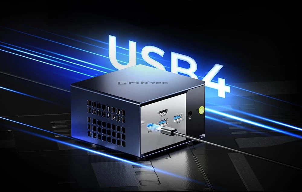GMKtec K16 Ryzen 7 7735HS Mini PC 32GB 1TB Win 11 Pro aprašymas - Prekės nuotrauka