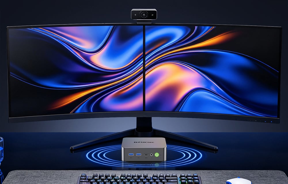 GMKtec K17 Mini PC with Intel Core Ultra 5 226V, 16GB RAM, 1TB Storage, and Windows 11 Pro aprašymas - Prekės nuotrauka