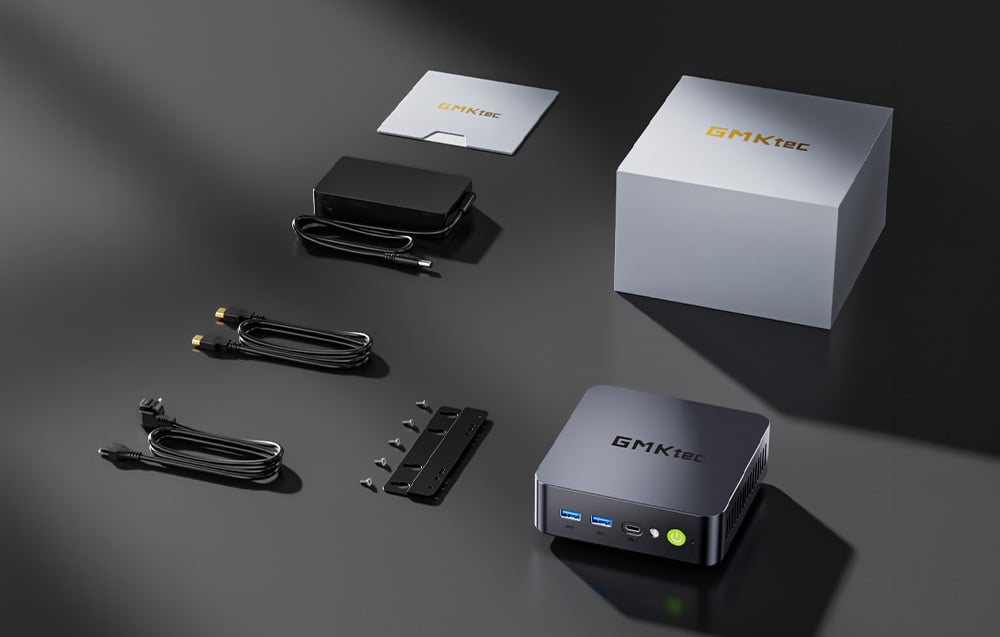 GMKtec K17 Mini PC with Intel Core Ultra 5 226V, 16GB RAM, 1TB Storage, and Windows 11 Pro aprašymas - Prekės nuotrauka