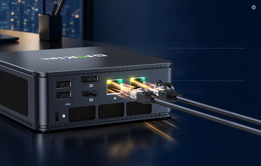 GMKTEC M5S Mini PC with Ryzen 3 5400U, 16GB, and 256GB aprašymas - Prekės nuotrauka