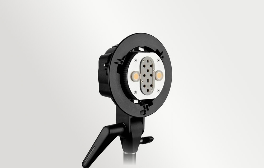 Apšvietimo priedas - Godox AD B2 Dual Power Flash Head (400W/s, Bowen S type mount) aprašymas - Prekės nuotrauka