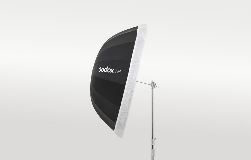 Apšvietimo priedas - Godox 130cm skaidrus difuzorius paraboliniam skėčiui aprašymas - Prekės nuotrauka