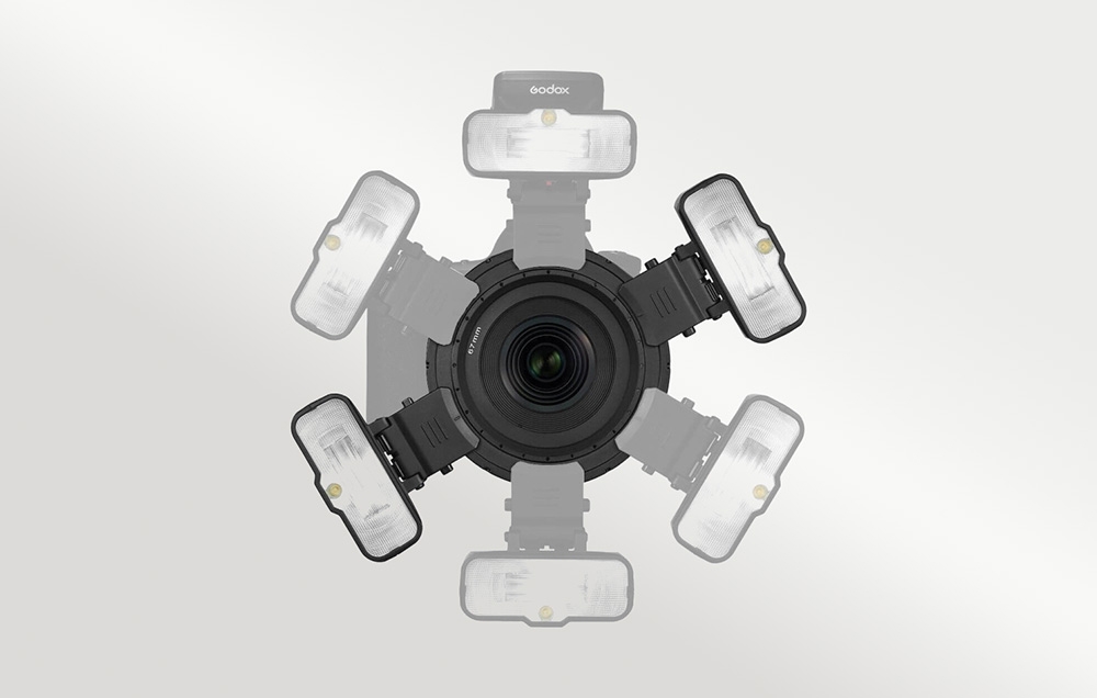 „Godox Macro Ring Flash“ dviejų lempučių rinkinys MF 12 aprašymas - Prekės nuotrauka