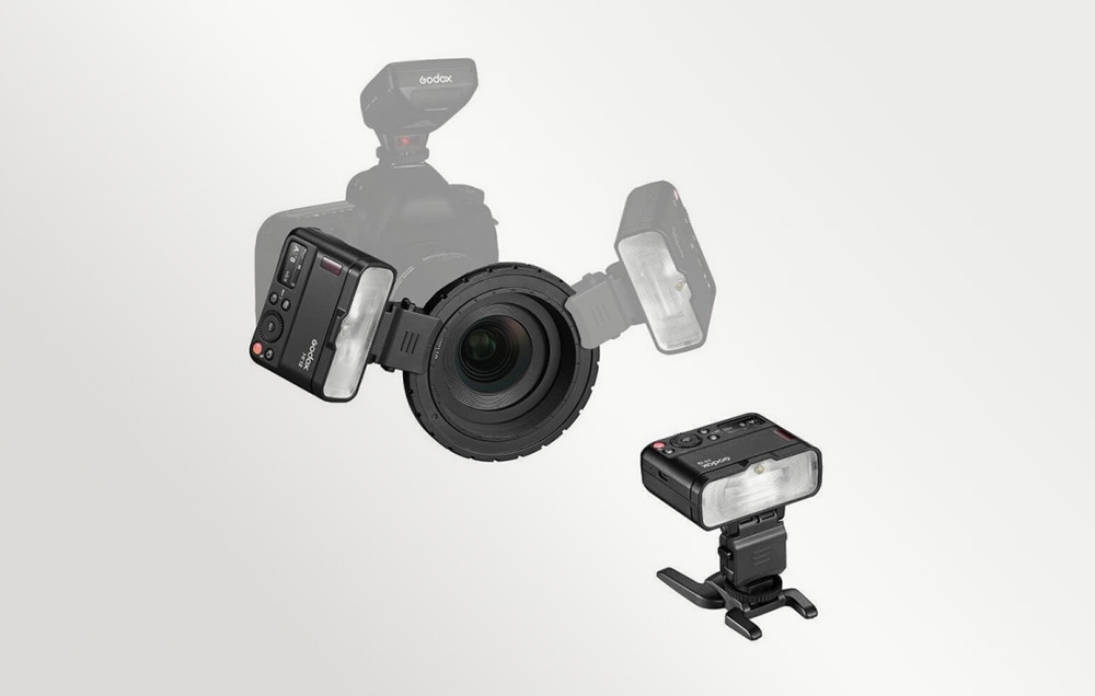 „Godox Macro Ring Flash“ dviejų lempučių rinkinys MF 12 aprašymas - Prekės nuotrauka