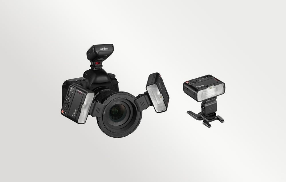 „Godox“ makro žiedinė blykstė MF 12 aprašymas - Prekės nuotrauka