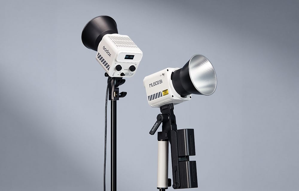 Apšvietimo įranga - Godox ML60II BI Nešiojama LED Šviesa (bi-spalvė, 2800K-6500K) aprašymas - Prekės nuotrauka